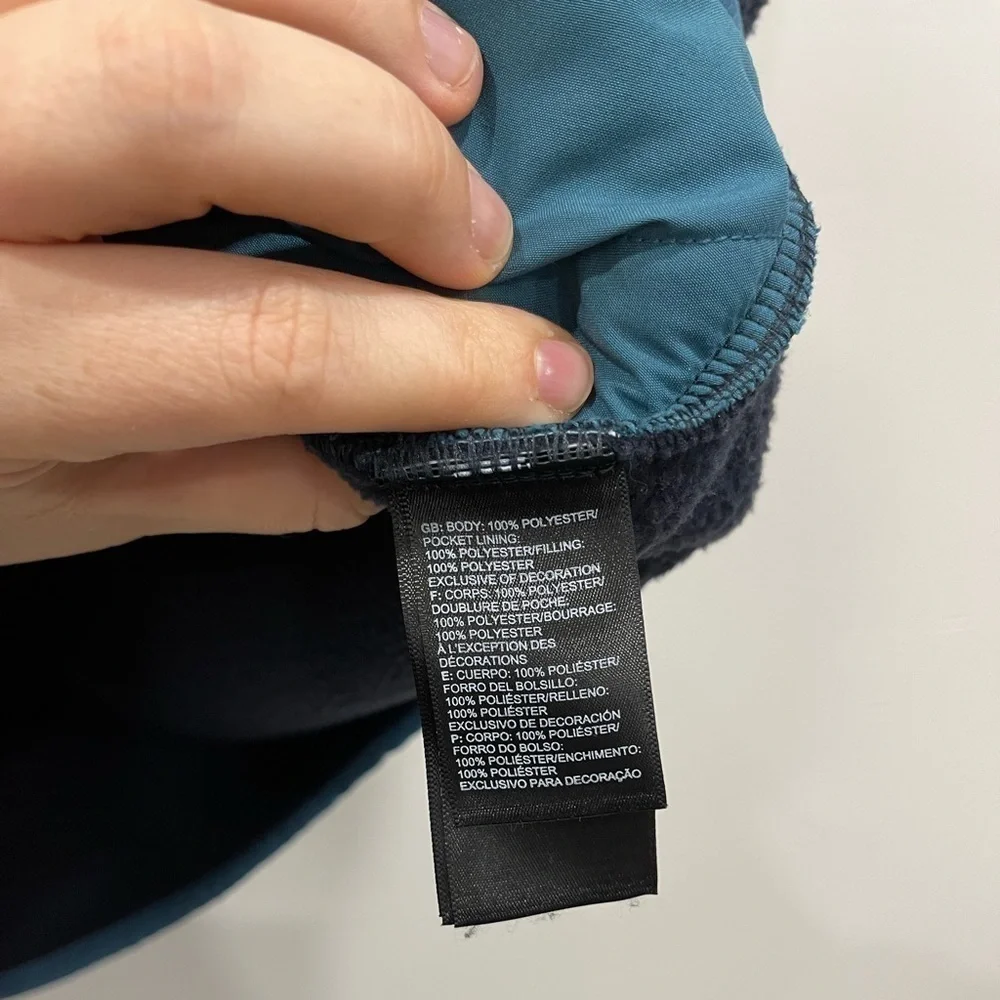 The North Face Men’s Carbondale Vest Full Zip Aviator Navy Mallard Blue Medium
